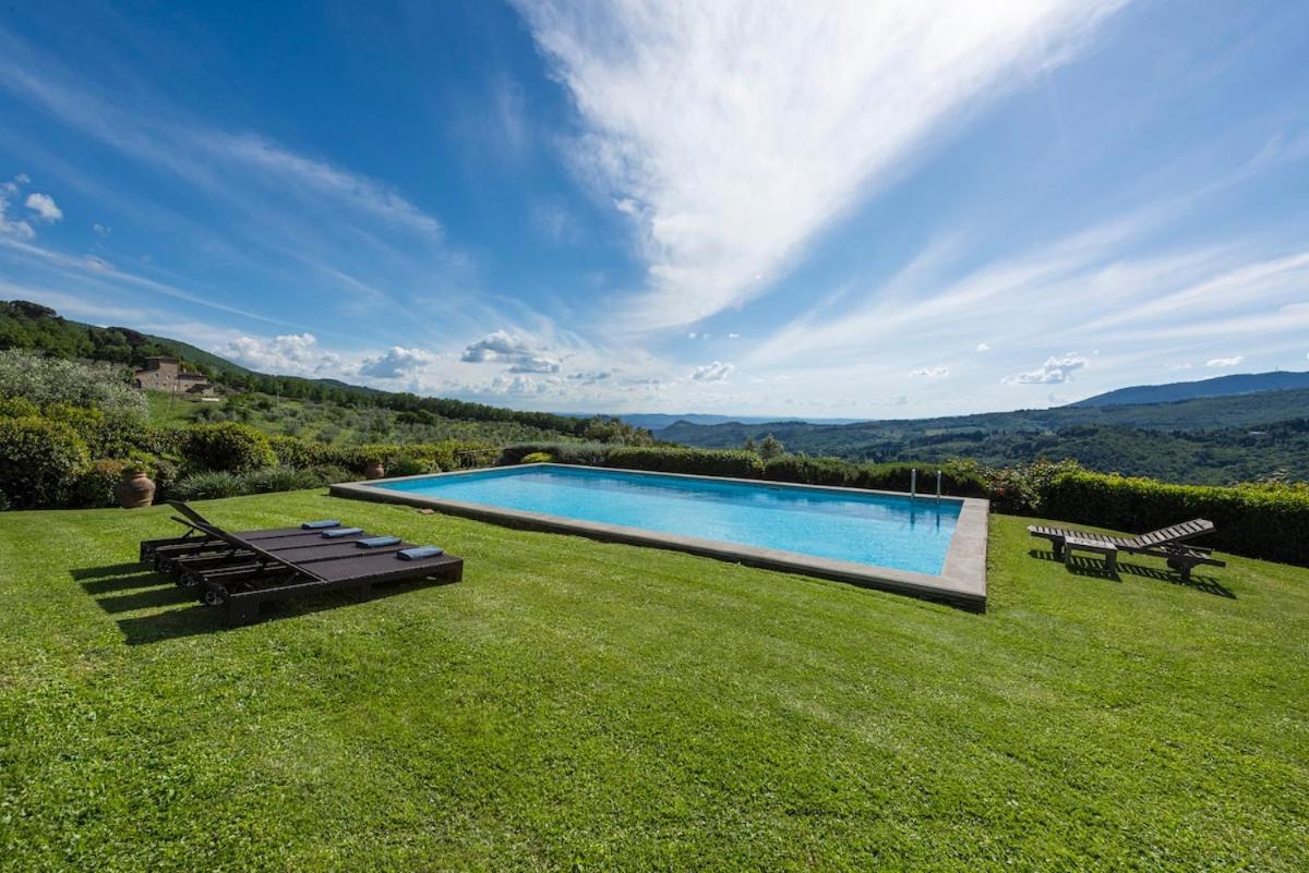 Villa Riflessi Di Fiesole - Piscina - Vista Firenze Esterno foto