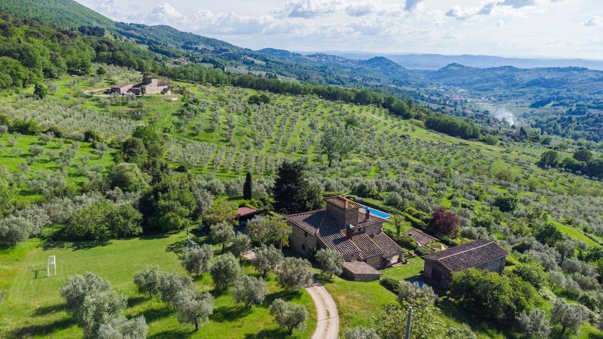 Villa Riflessi Di Fiesole - Piscina - Vista Firenze Esterno foto