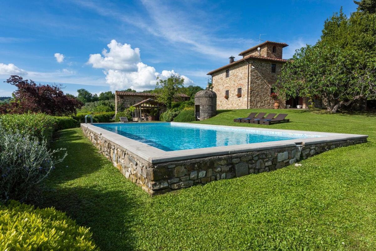 Villa Riflessi Di Fiesole - Piscina - Vista Firenze Esterno foto